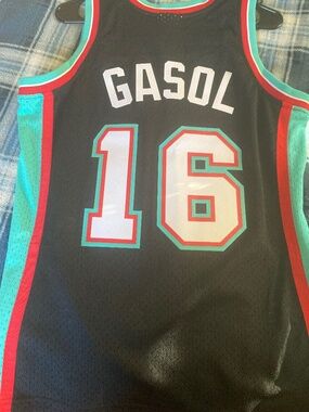 Pau Gasol Mitchell & Ness NBA Swingman Jersey Grizzlies 2001 black size Medium